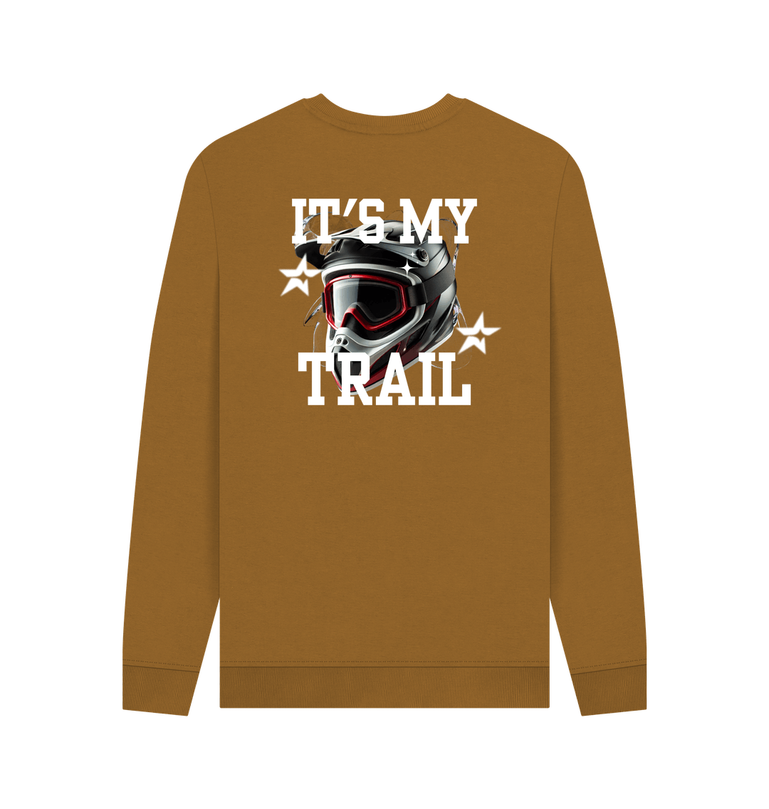 Men’s Organic Cotton MTB Sweater “ITS MY TRAIL”