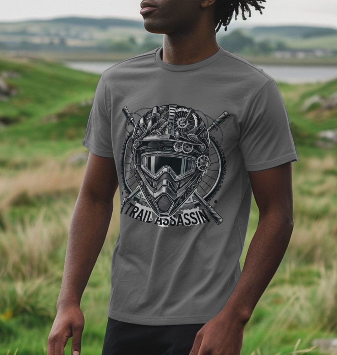 Mens Organic MTB T-Shirt “GEAR HEAD”