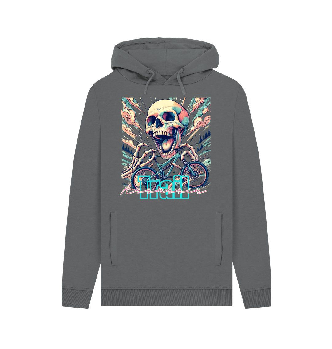 Slate Grey Printed Hoody