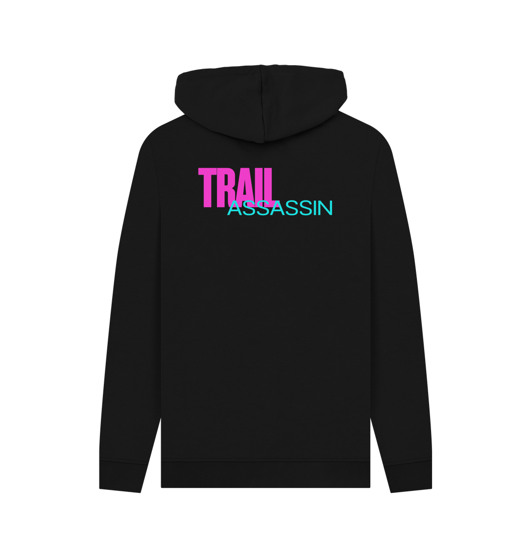Black Printed Hoody