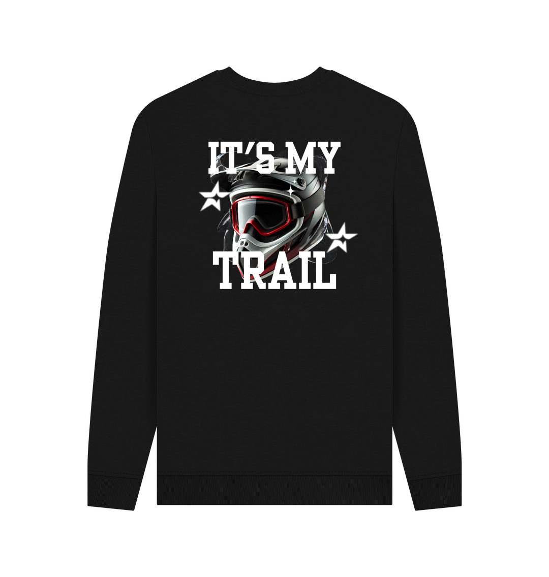 Men’s Organic Cotton MTB Sweater “ITS MY TRAIL”