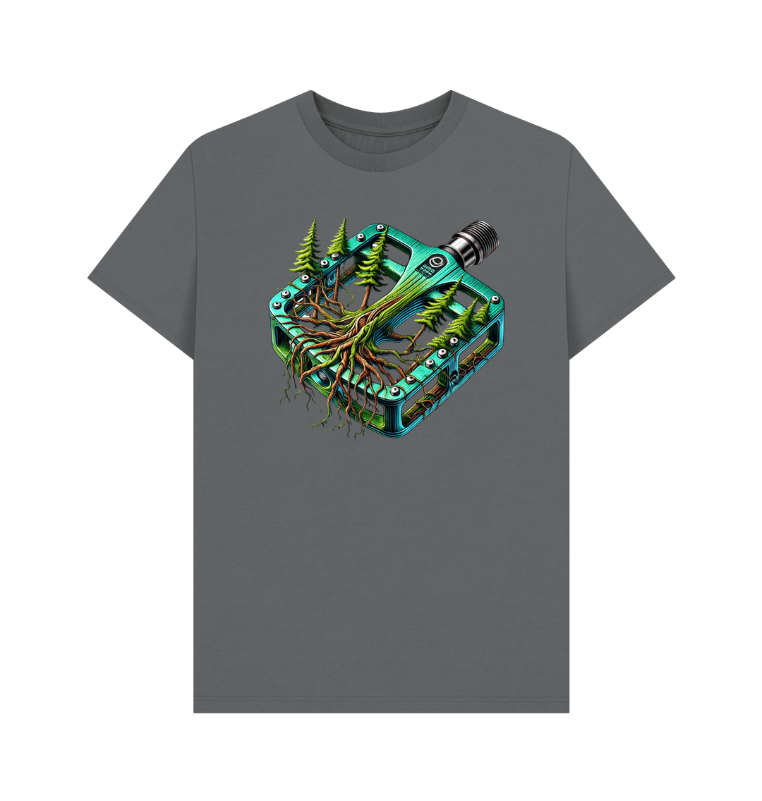 Slate Grey Printed T-shirt