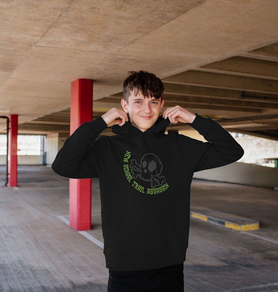 Kids Organic Cotton MTB Hoodie “NEW SCHOOL”