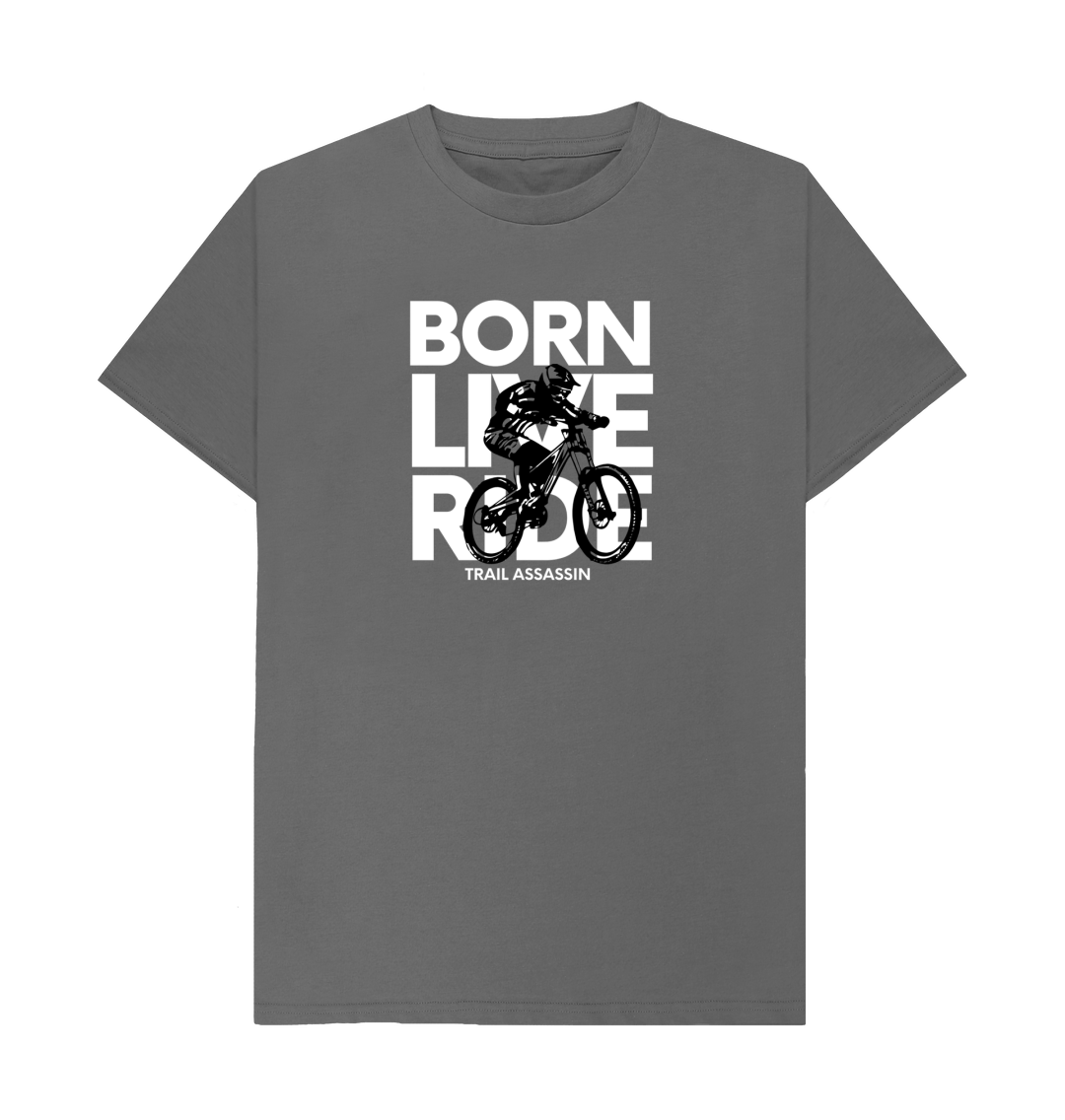 Slate Grey Printed T-shirt