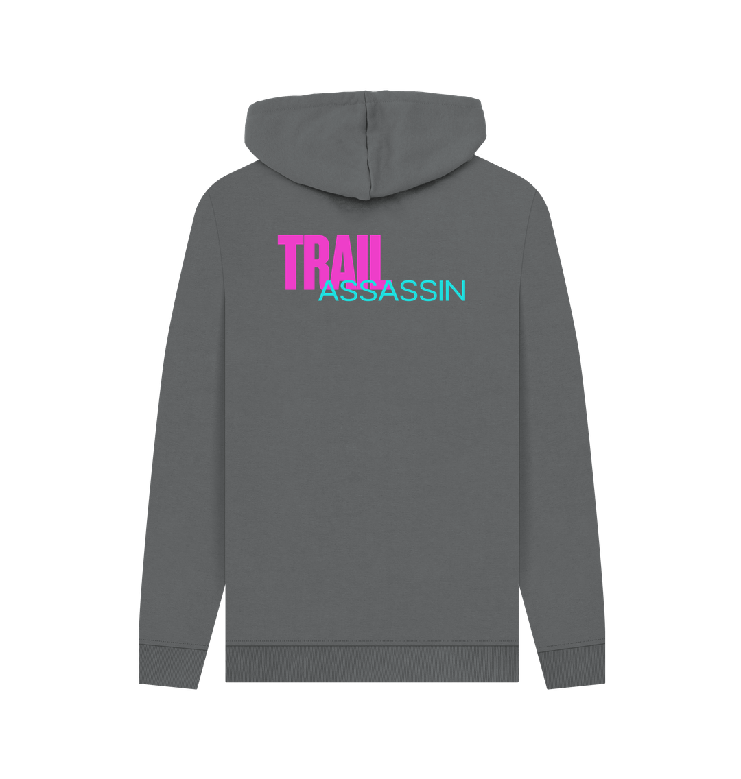 Slate Grey Printed Hoody