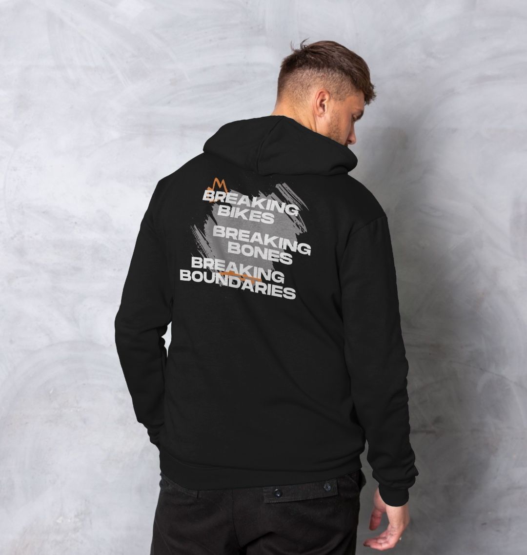 Men’s Organic Cotton MTB Hoodie “BREAKING BOUNDARIES ”