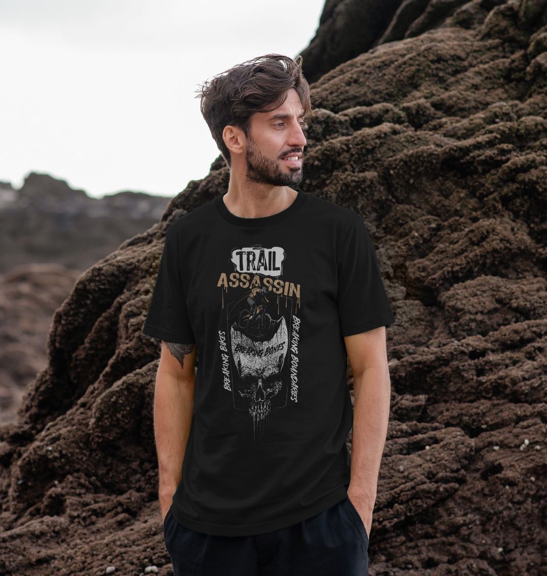 Mens Organic Cotton MTB T-Shirt “BREAKING BOUNDARIES”