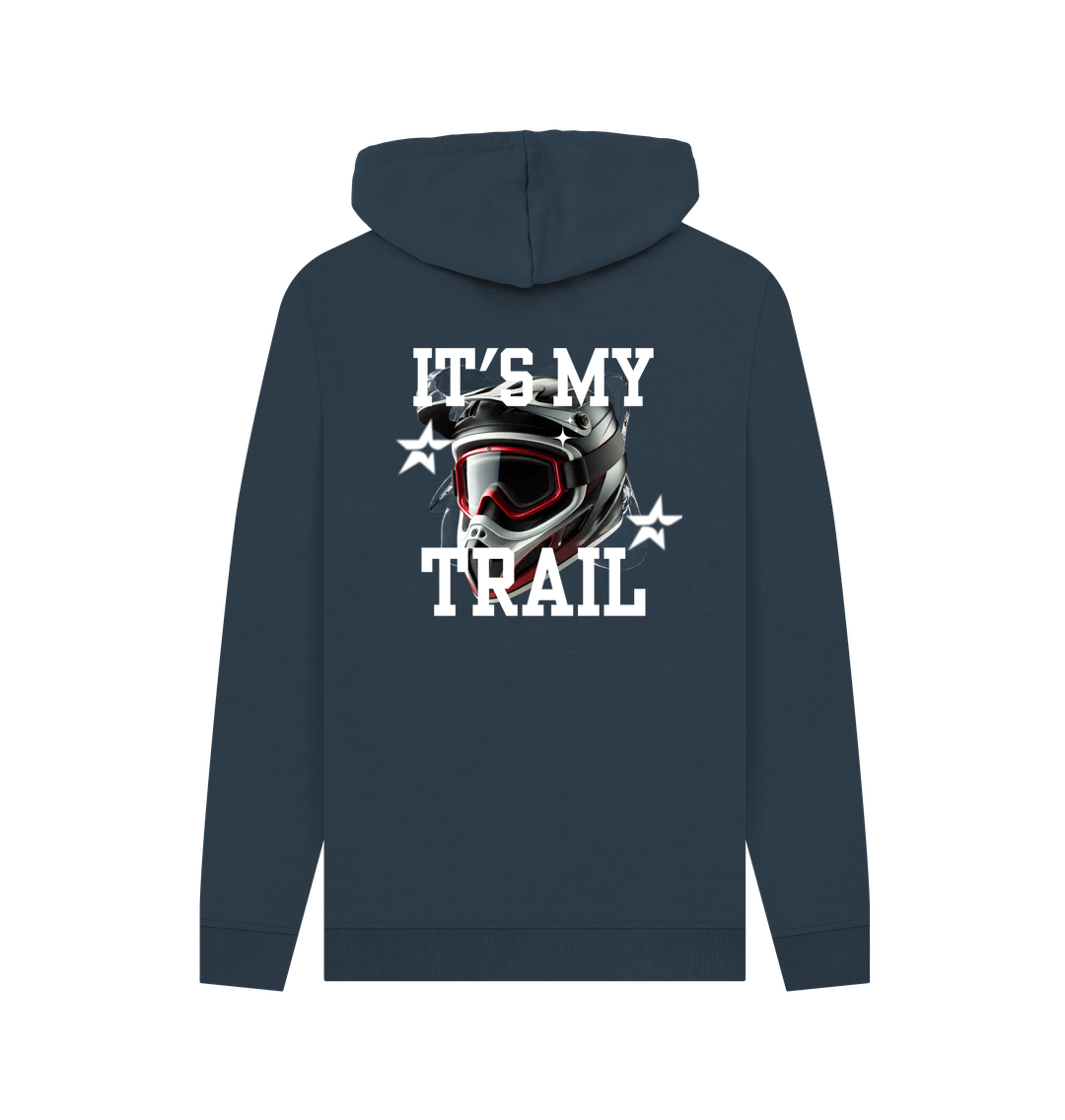 Men’s Organic Cotton MTB Hoodie “ITS MY TRAIL”