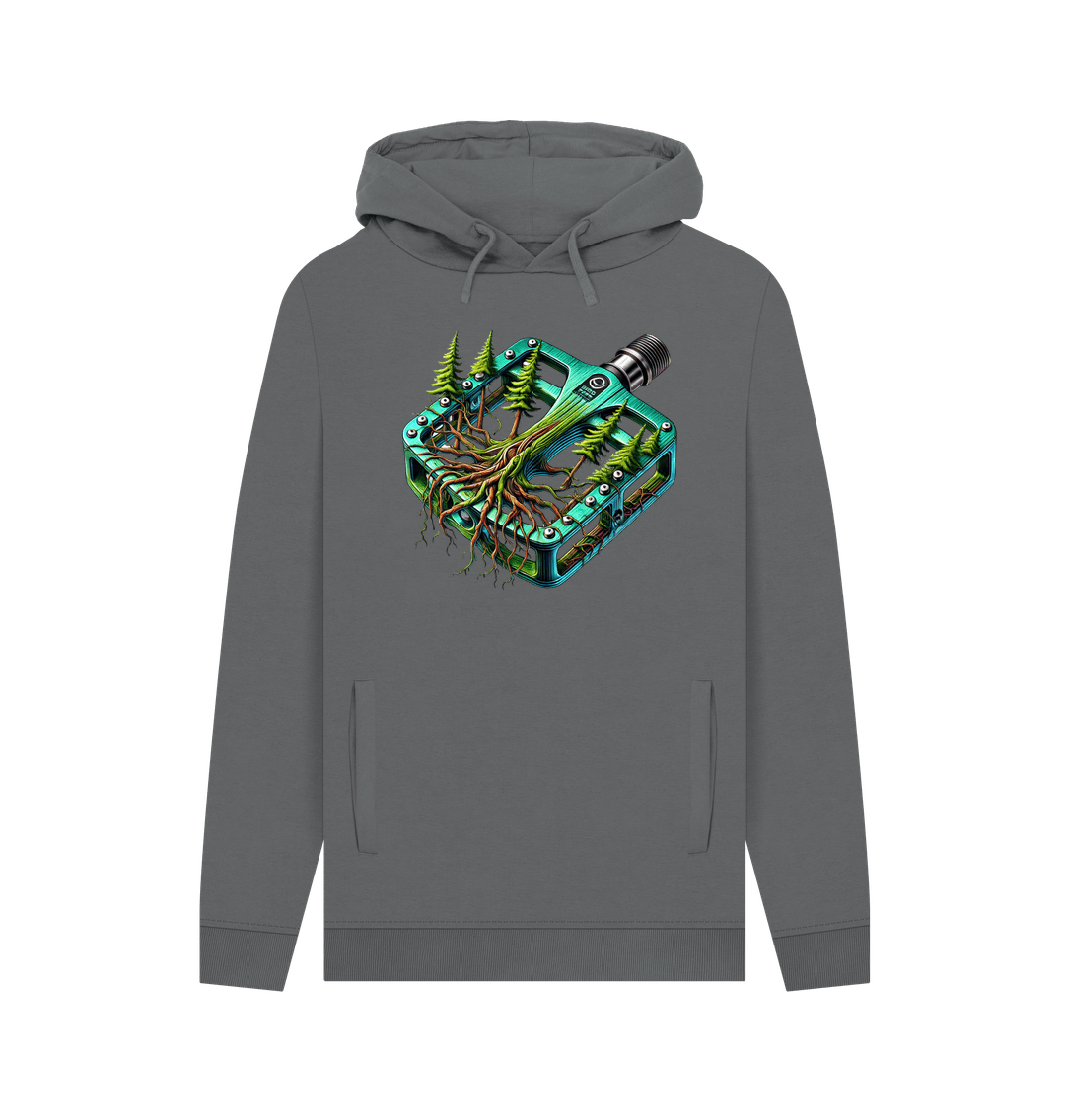 Slate Grey Printed Hoody