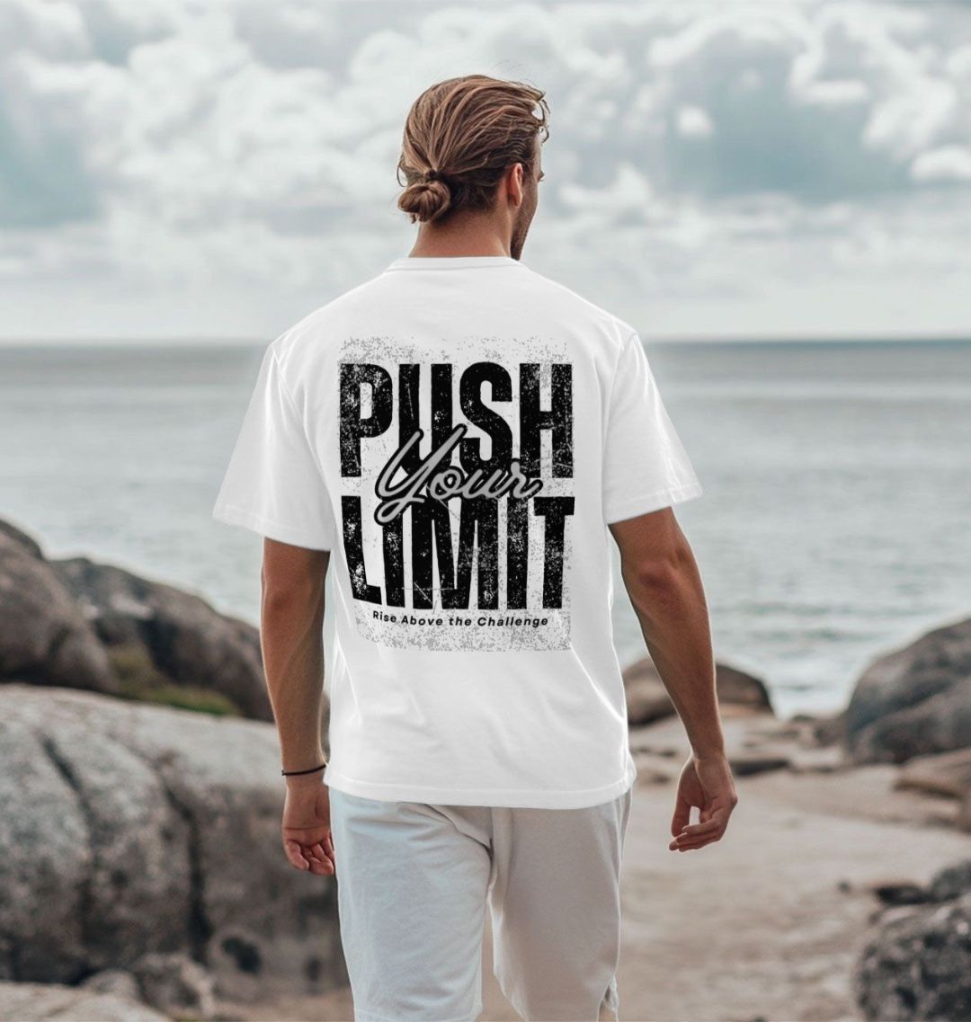 Men’s Organic MTB T-Shirt “PUSH YOUR LIMITS”