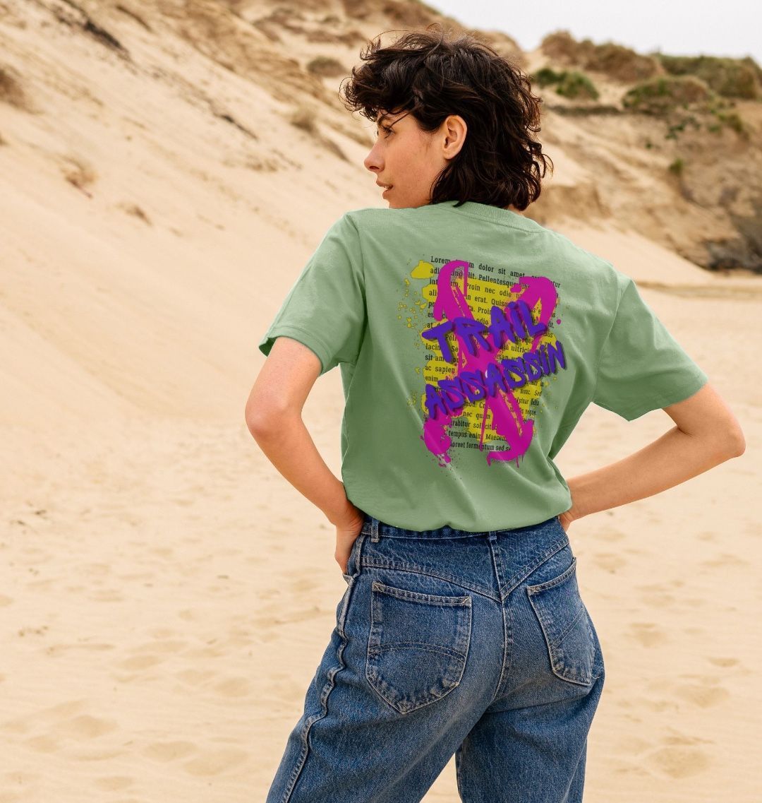 Ladies Organic Cotton MTB T-Shirt with X Graphic