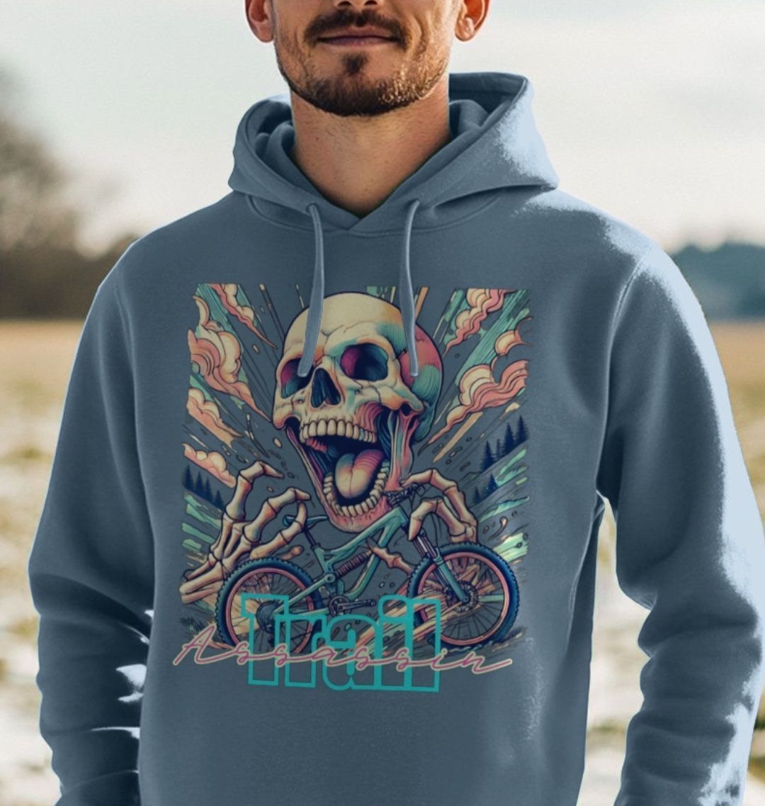 Men’s Organic Cotton MTB Hoodie “CRANK IT UP”