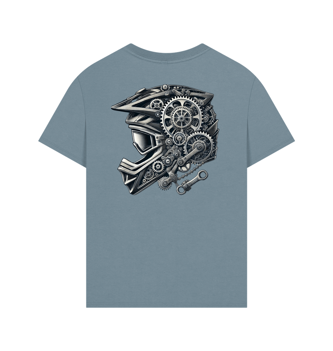 Stone Blue Printed T-shirt