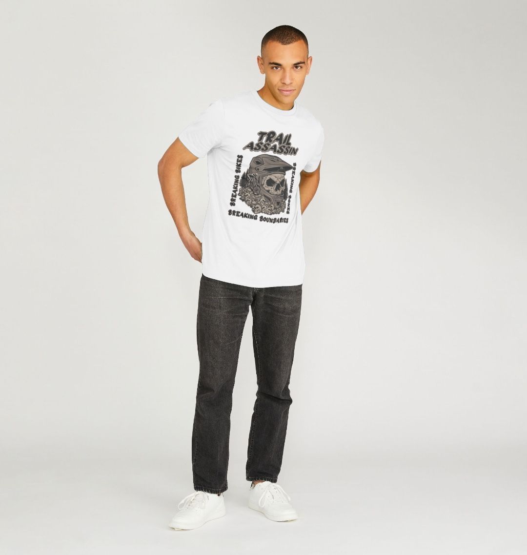 Men’s Organic Cotton MTB T-Shirt “BREAKING BONES”