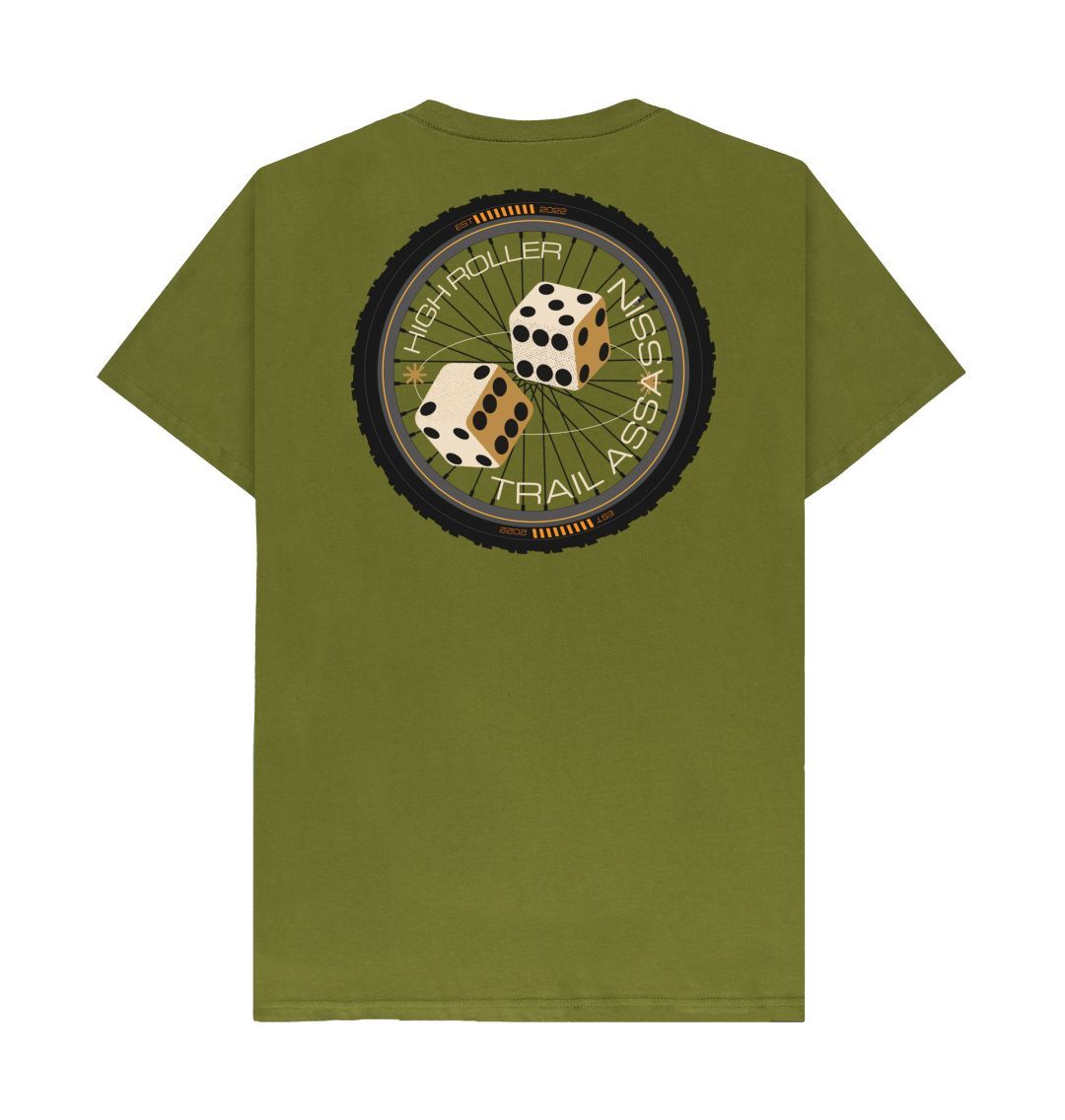 Men’s Organic Cotton MTB T-Shirt “HIGH ROLLER”