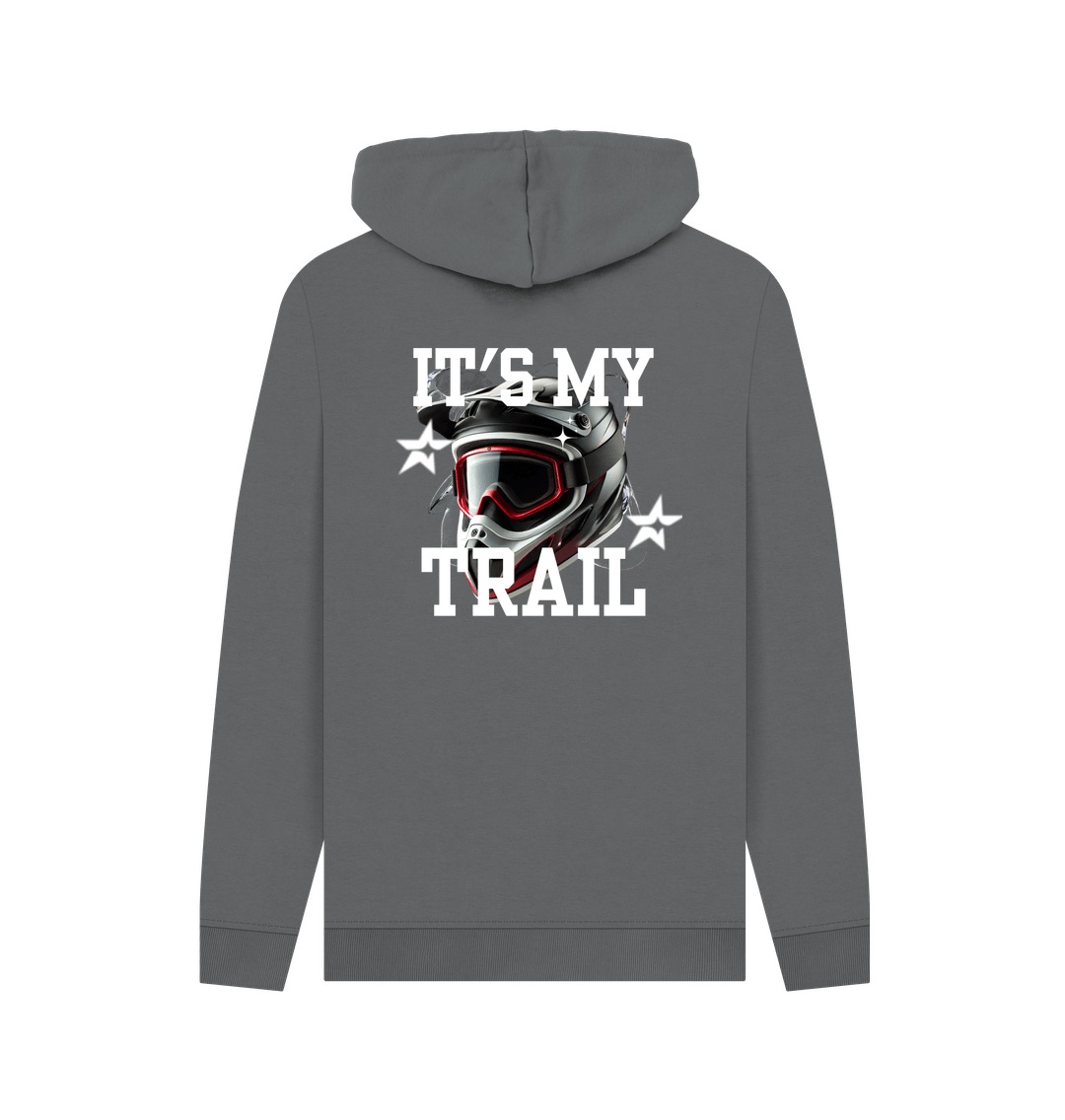 Men’s Organic Cotton MTB Hoodie “ITS MY TRAIL”