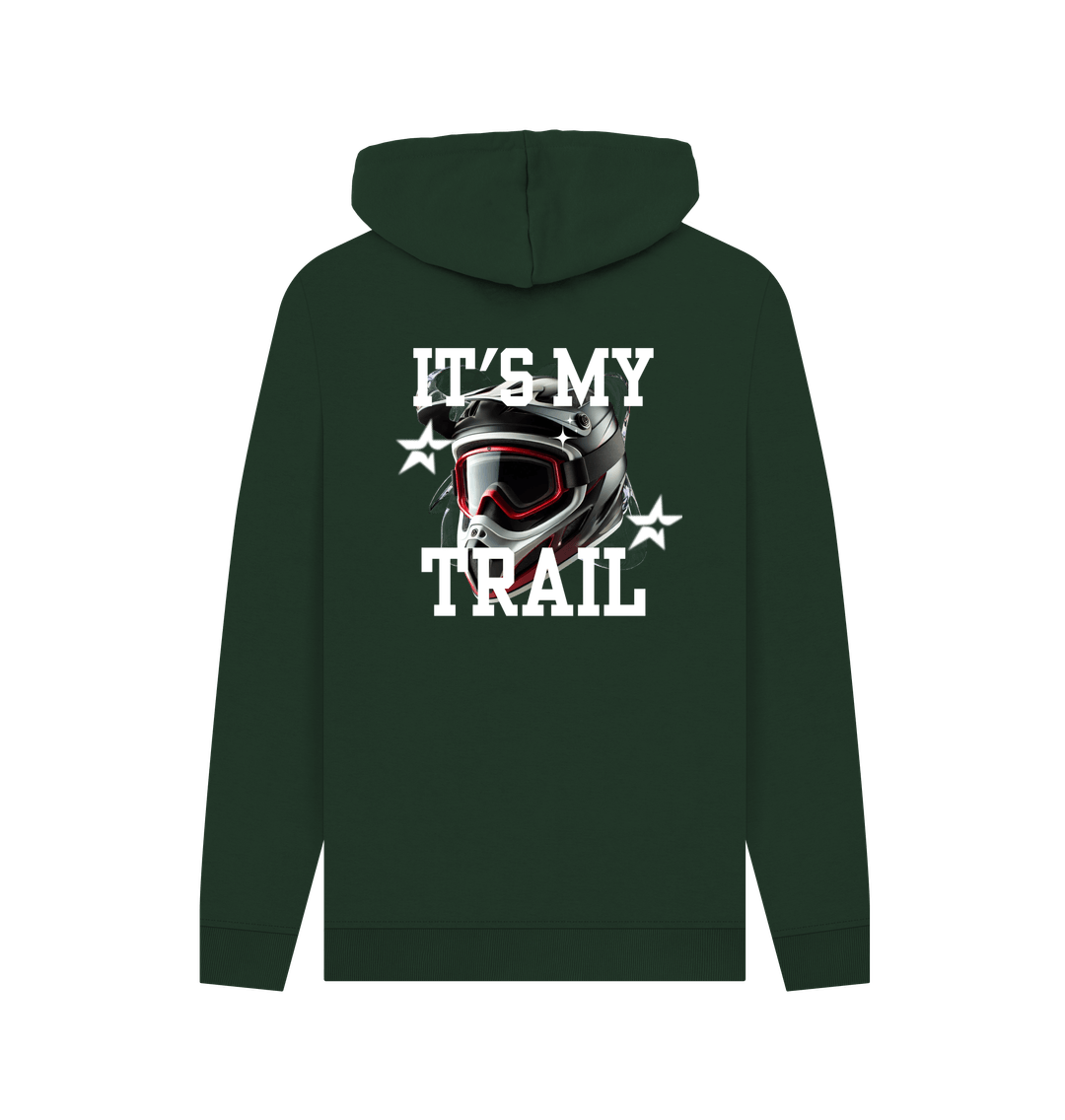 Men’s Organic Cotton MTB Hoodie “ITS MY TRAIL”