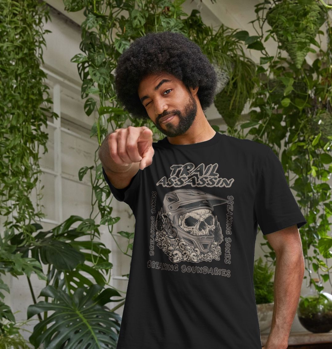 Men’s Organic Cotton MTB T-Shirt “BREAKING BONES”
