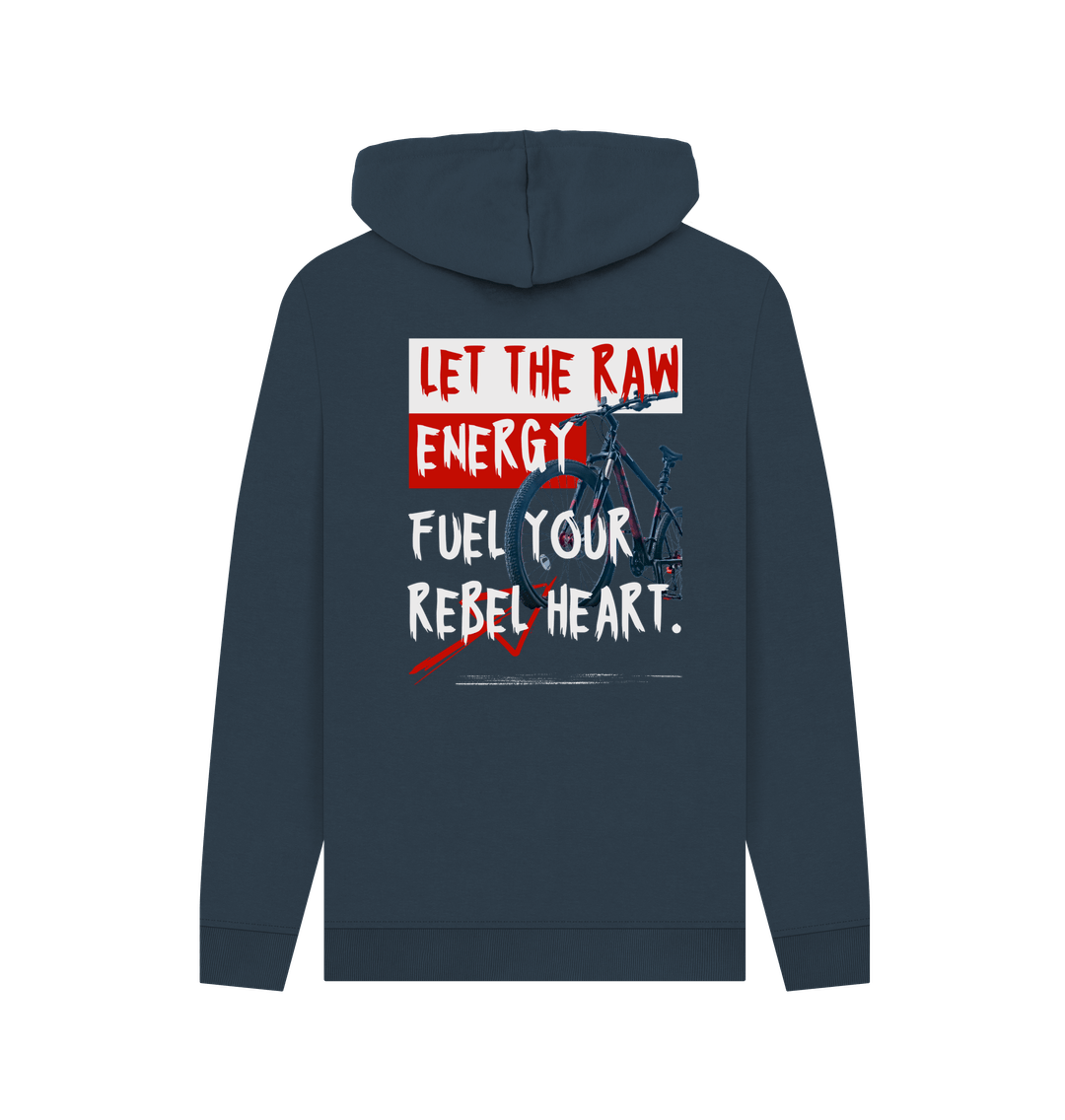 Men’s Organic Cotton MTB Hoodie ”REBEL HEART”