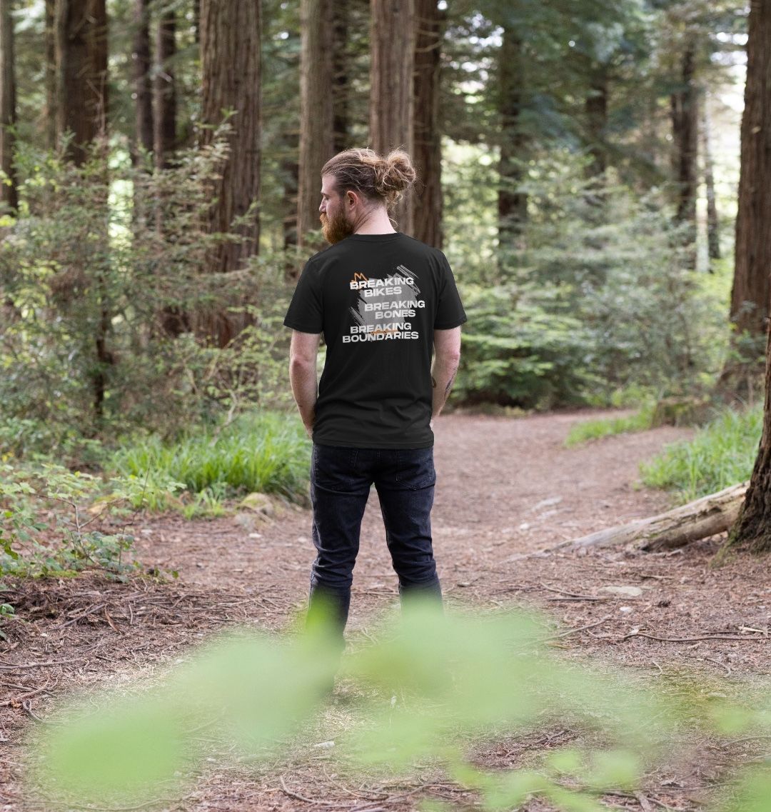 Men’s Organic Cotton MTB T-Shirt “BREAKING BOUNDARIES ”