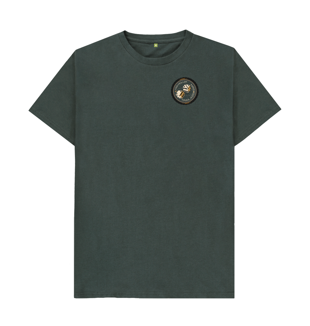 Dark Grey Men\u2019s T-Shirt \u201cHIGH ROLLER\u201d