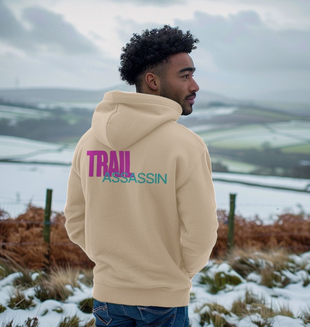 Men’s Organic Cotton MTB Hoodie “PEDAL STRIKE”