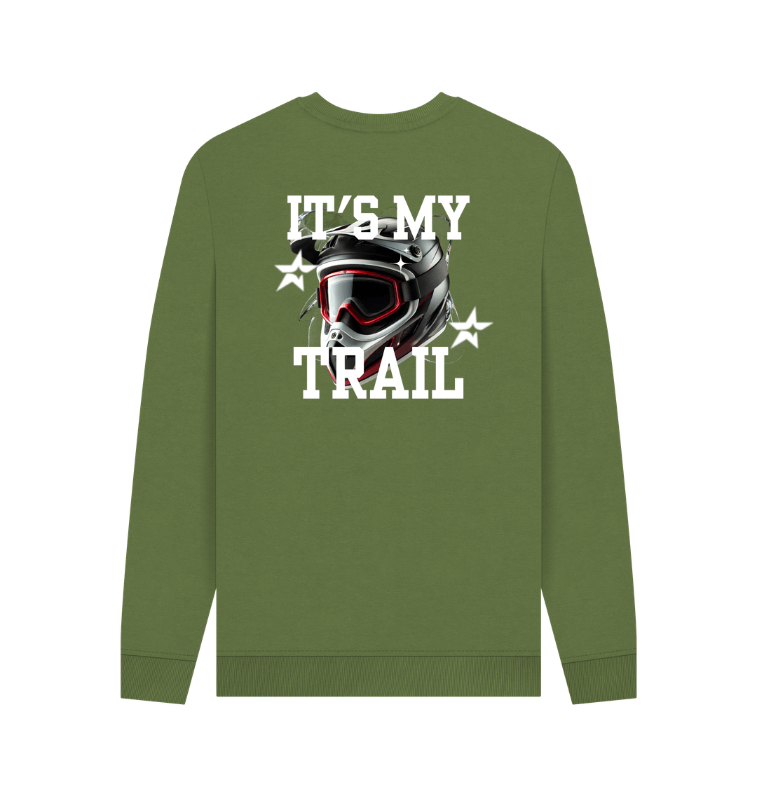 Men’s Organic Cotton MTB Sweater “ITS MY TRAIL”