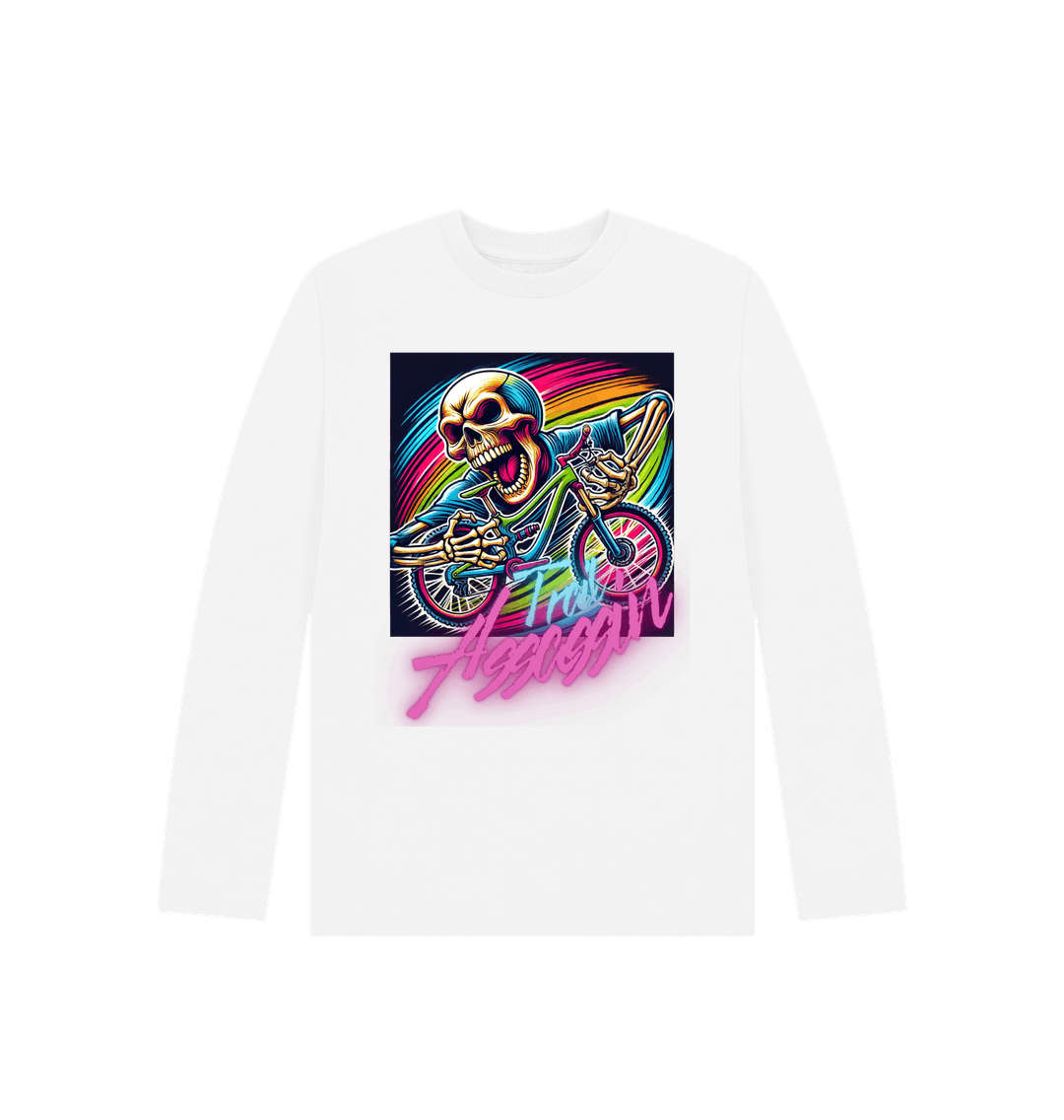 White Printed Kids T-Shirt