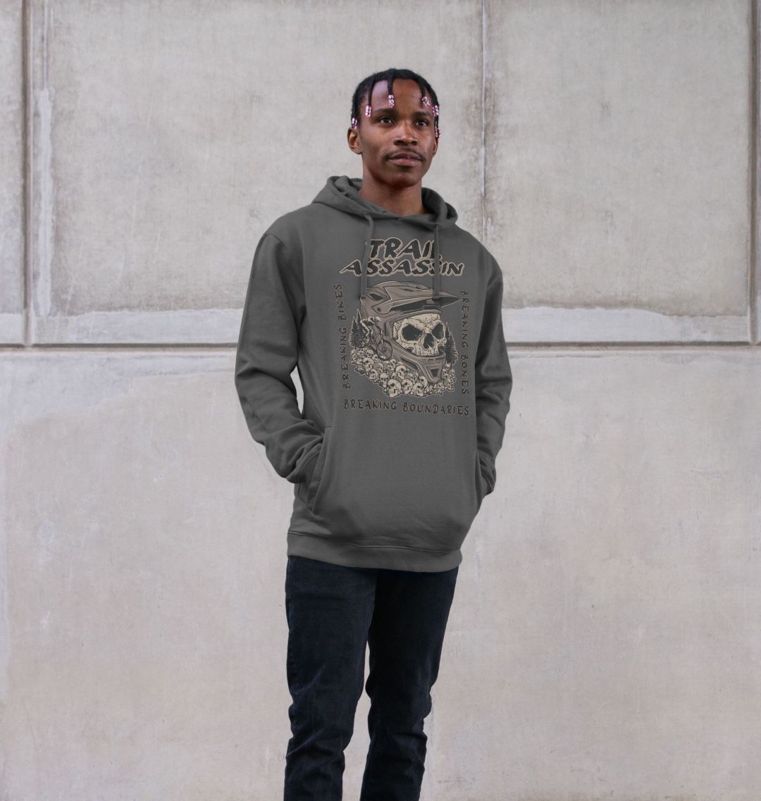 Men’s Organic Cotton MTB Hoodie “BREAKING BONES”