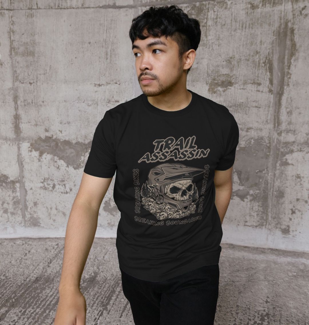 Men’s Organic Cotton MTB T-Shirt “BREAKING BONES”