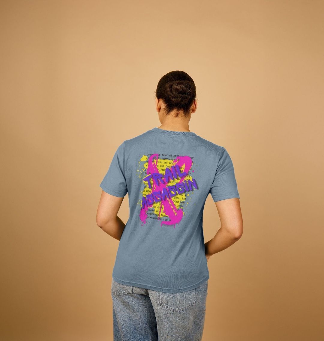 Ladies Organic Cotton MTB T-Shirt with X Graphic