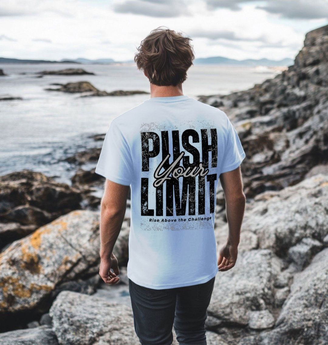 Men’s Organic MTB T-Shirt “PUSH YOUR LIMITS”