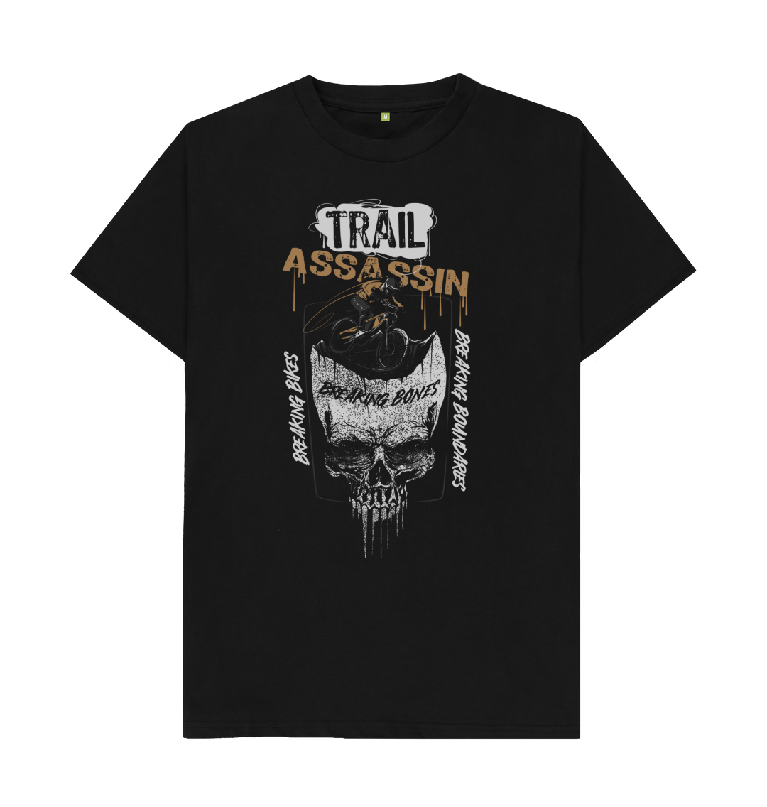 Black Mens T-Shirt \u201cBREAKING BOUNDARIES\u201d