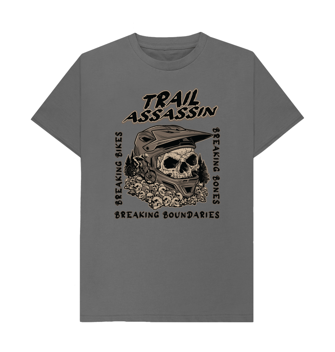 Slate Grey T-Shirt \u201cBREAKING BONES\u201d