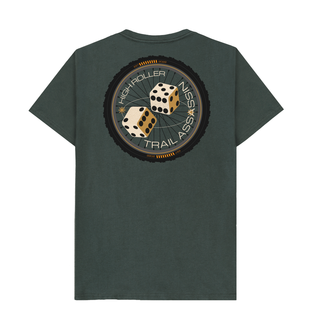 Men’s Organic Cotton MTB T-Shirt “HIGH ROLLER”
