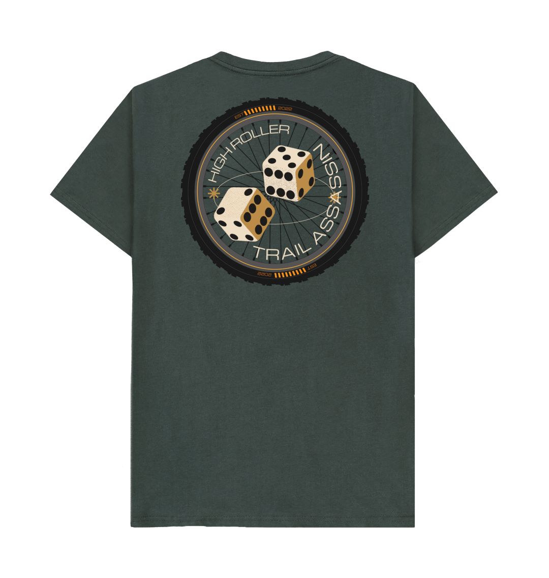 Men’s Organic Cotton MTB T-Shirt “HIGH ROLLER”
