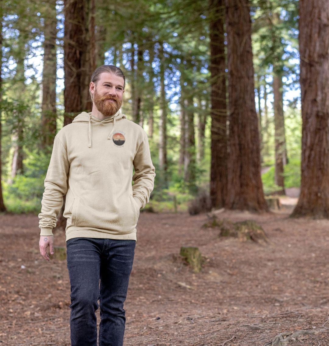Men’s Organic Cotton MTB Hoodie “STAY TRUE RIDE FREE”