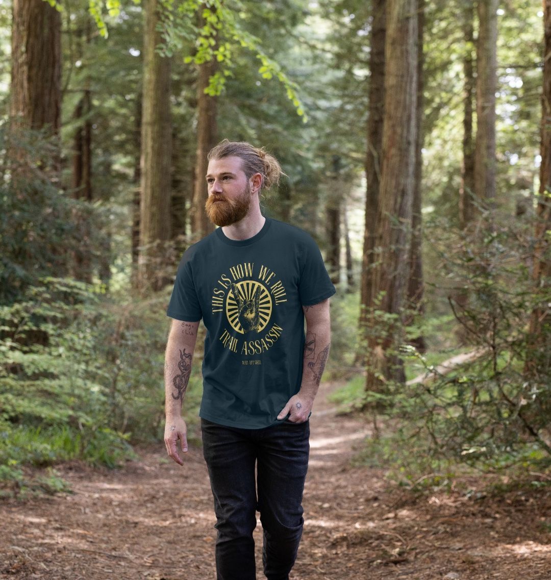 Men’s Organic Cotton MTB T-Shirt “HOW WE ROLL”