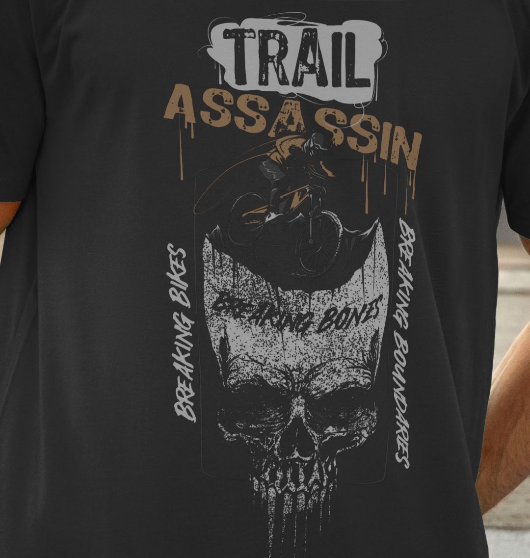 Mens Organic Cotton MTB T-Shirt “BREAKING BOUNDARIES”