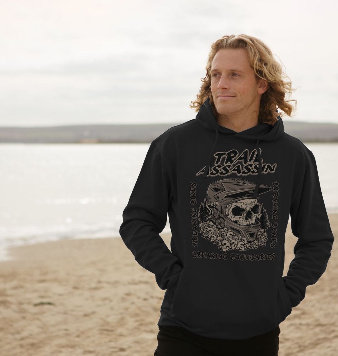 Men’s Organic Cotton MTB Hoodie “BREAKING BONES”