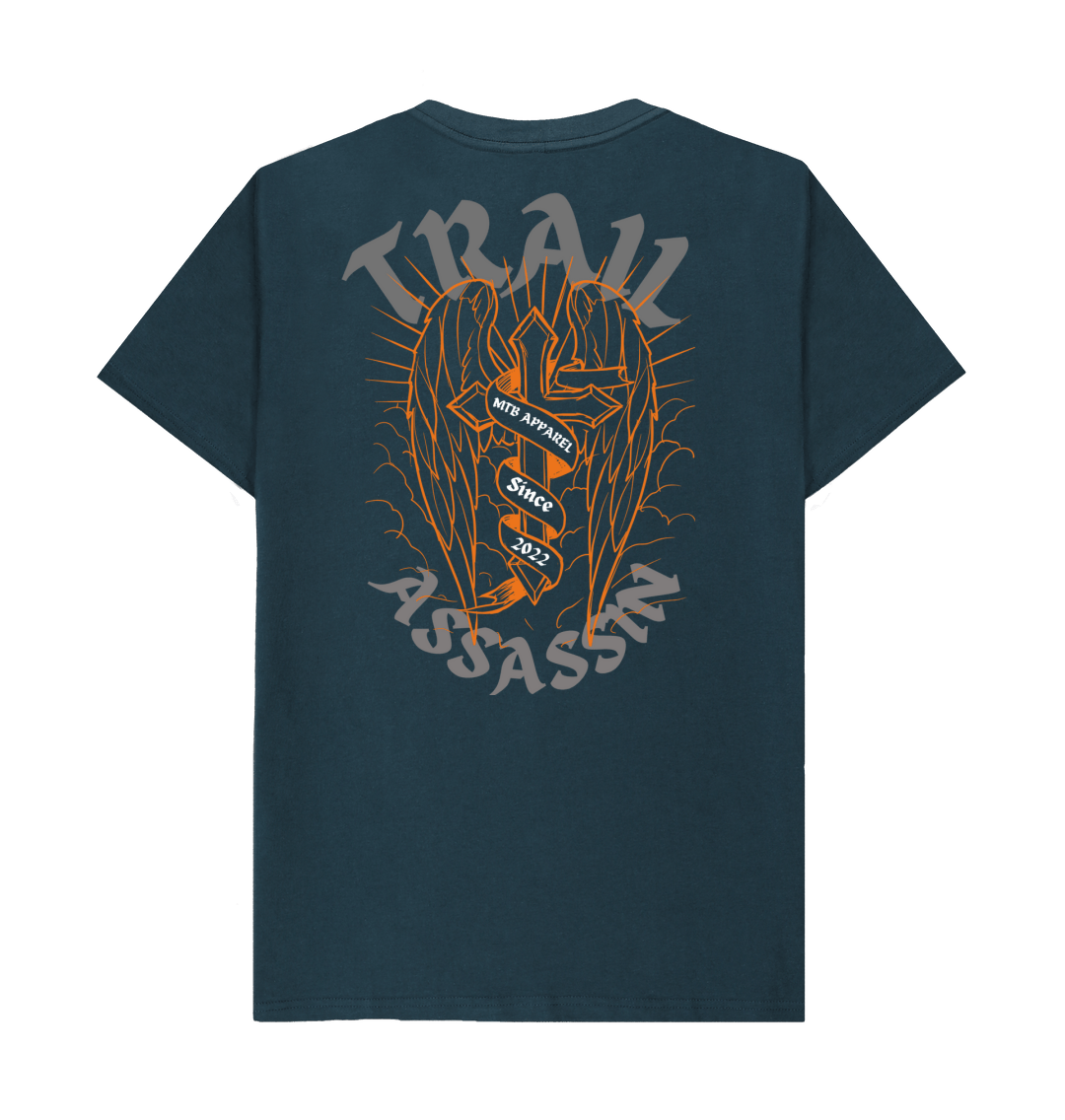 Denim Blue Printed T-shirt