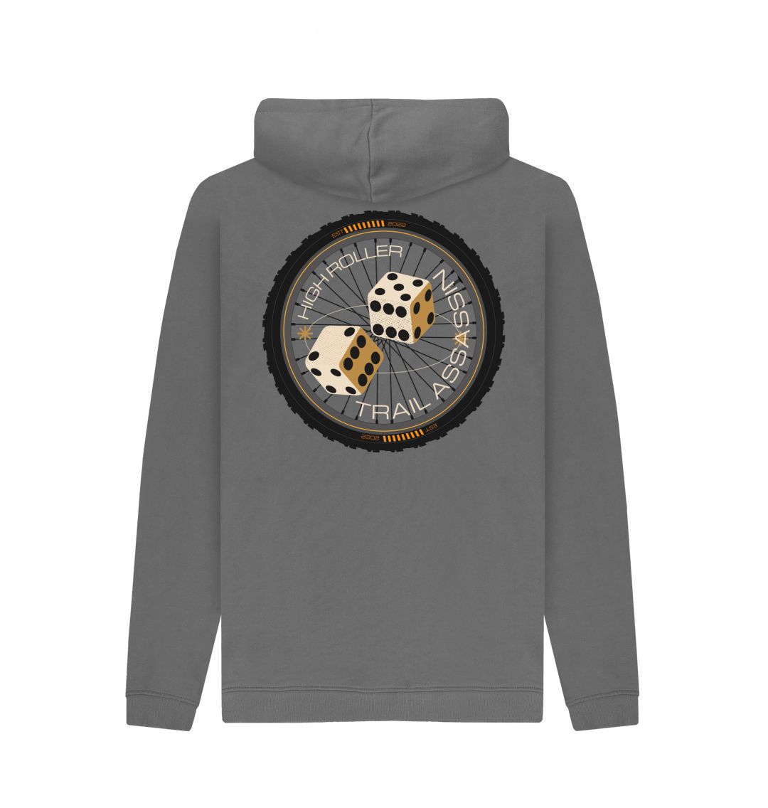 Men’s Organic Cotton MTB Hoodie “HIGH ROLLER”