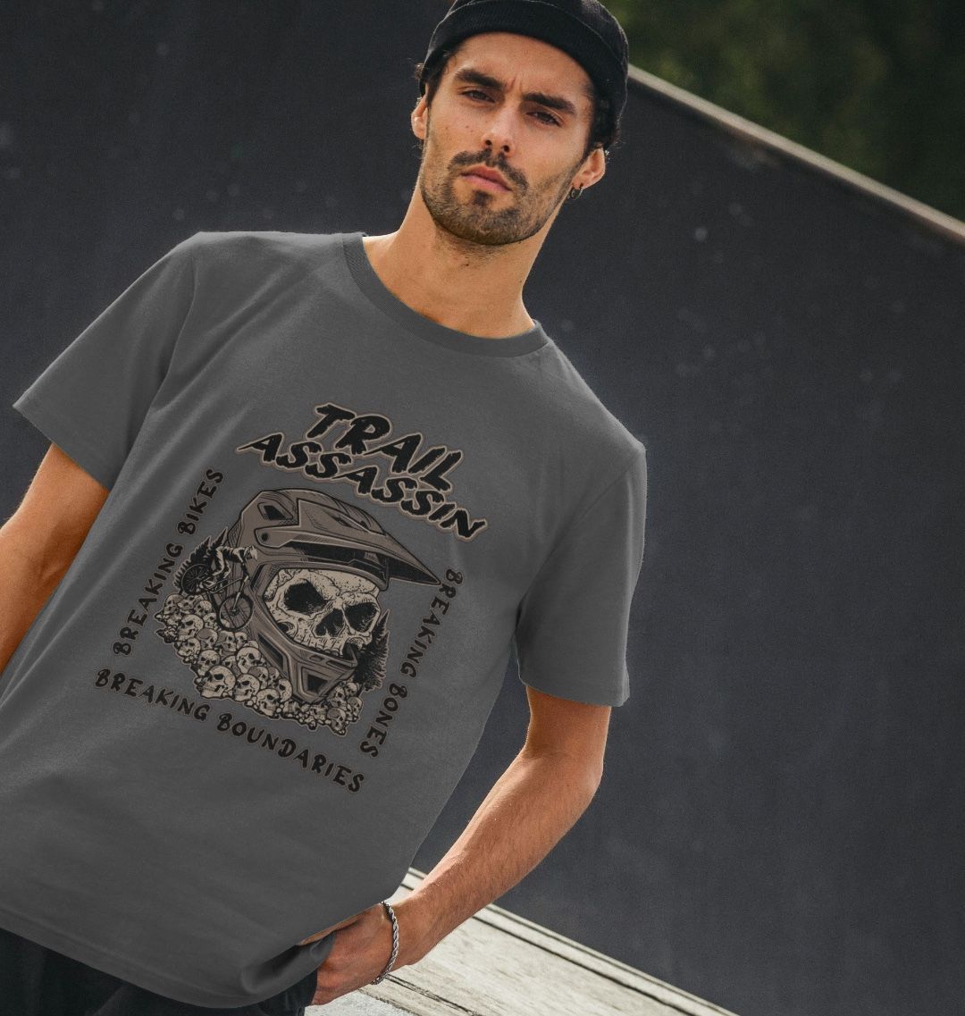 Men’s Organic Cotton MTB T-Shirt “BREAKING BONES”