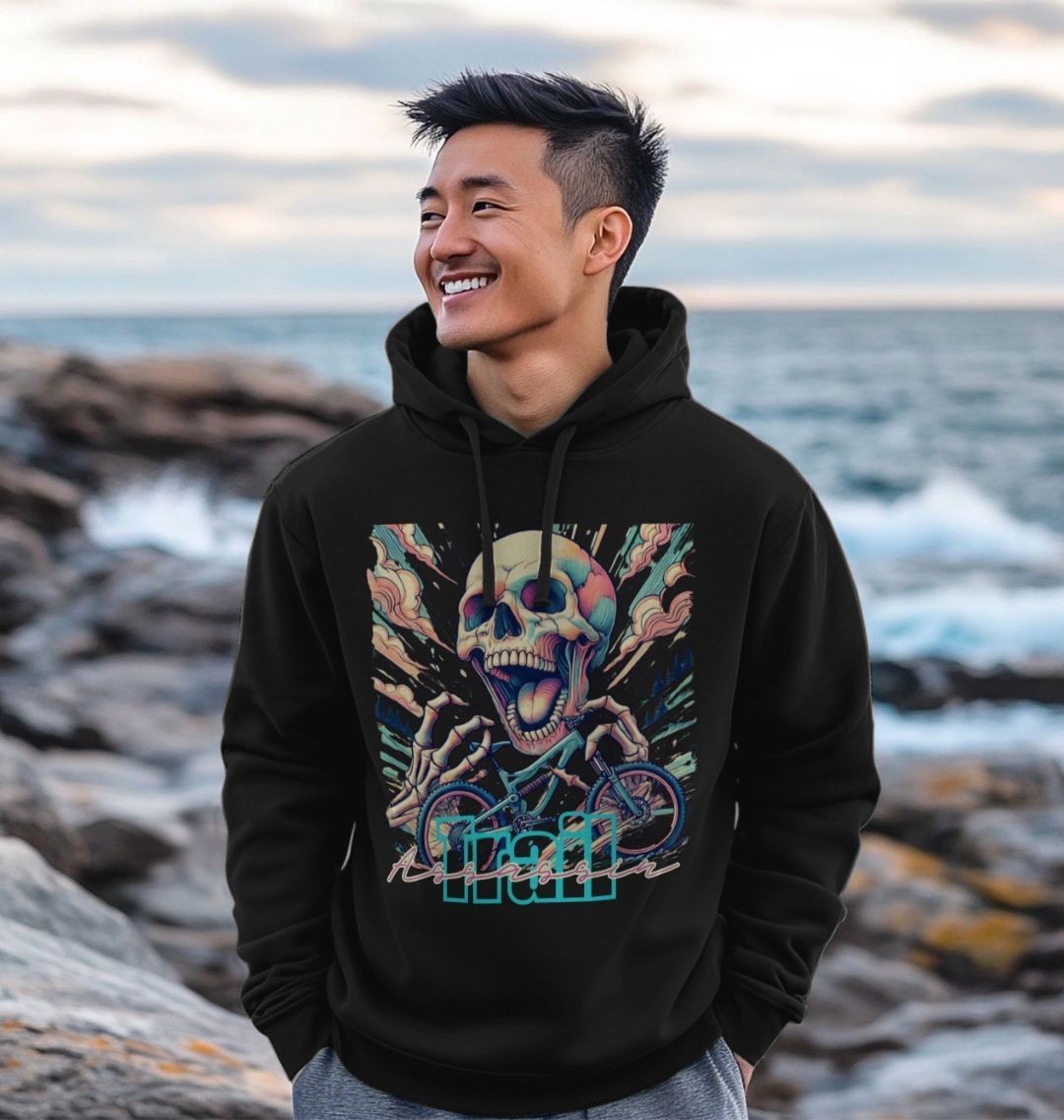 Men’s Organic Cotton MTB Hoodie “CRANK IT UP”