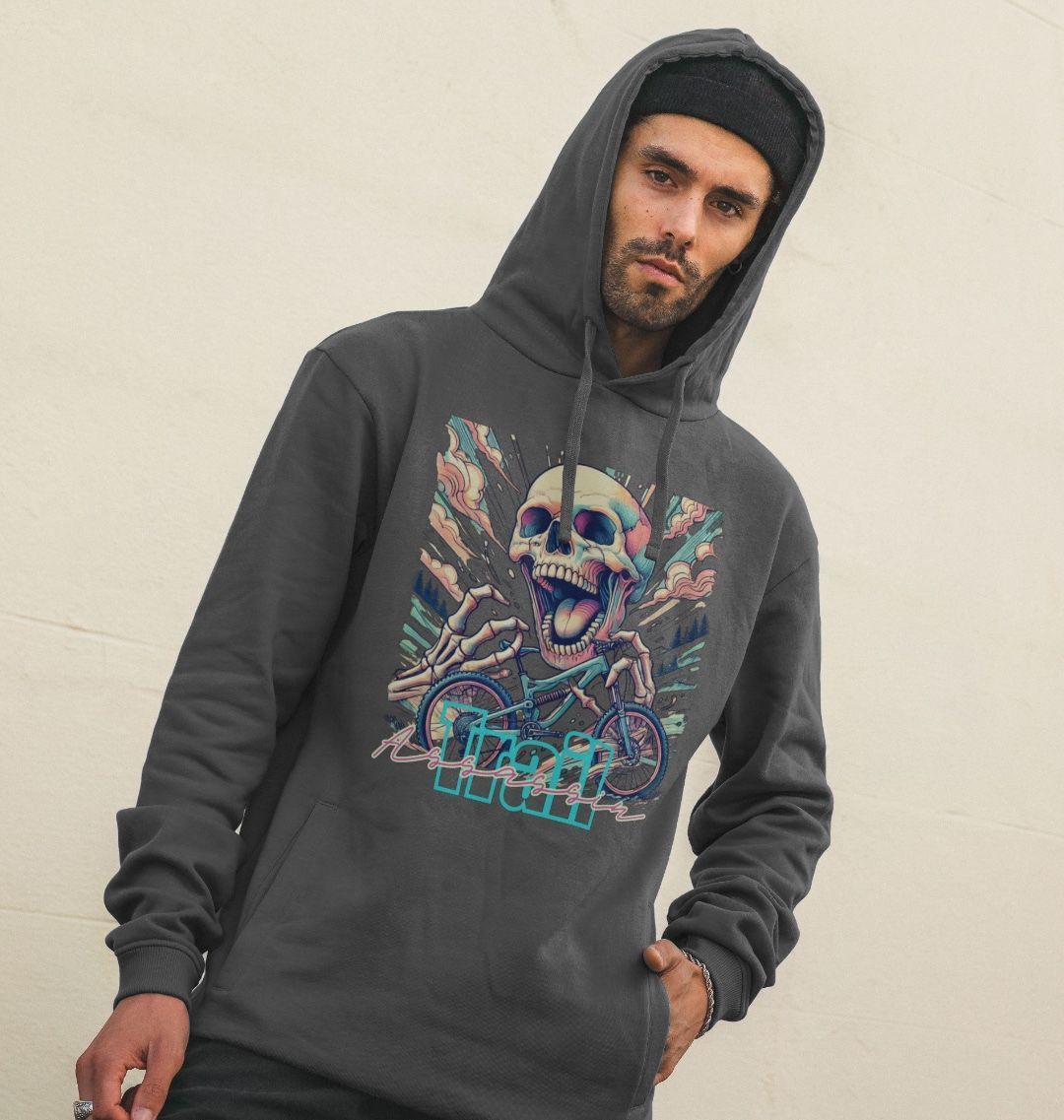 Men’s Organic Cotton MTB Hoodie “CRANK IT UP”