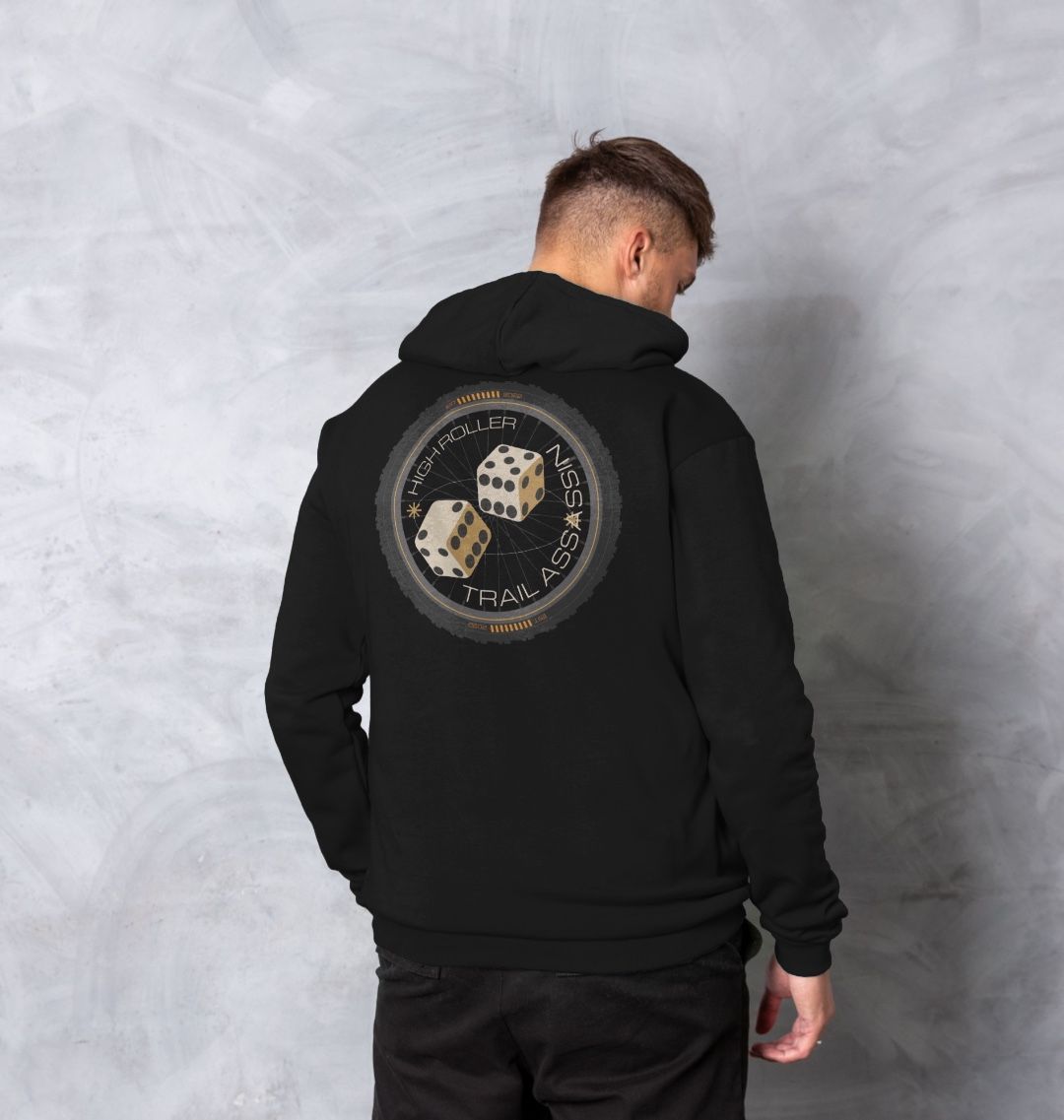 Men’s Organic Cotton MTB Hoodie “HIGH ROLLER”
