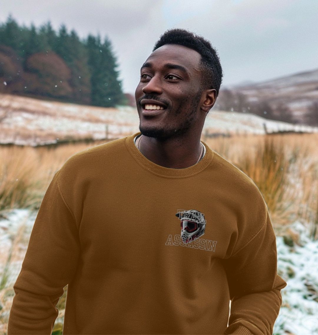Men’s Organic Cotton MTB Sweater “ITS MY TRAIL”