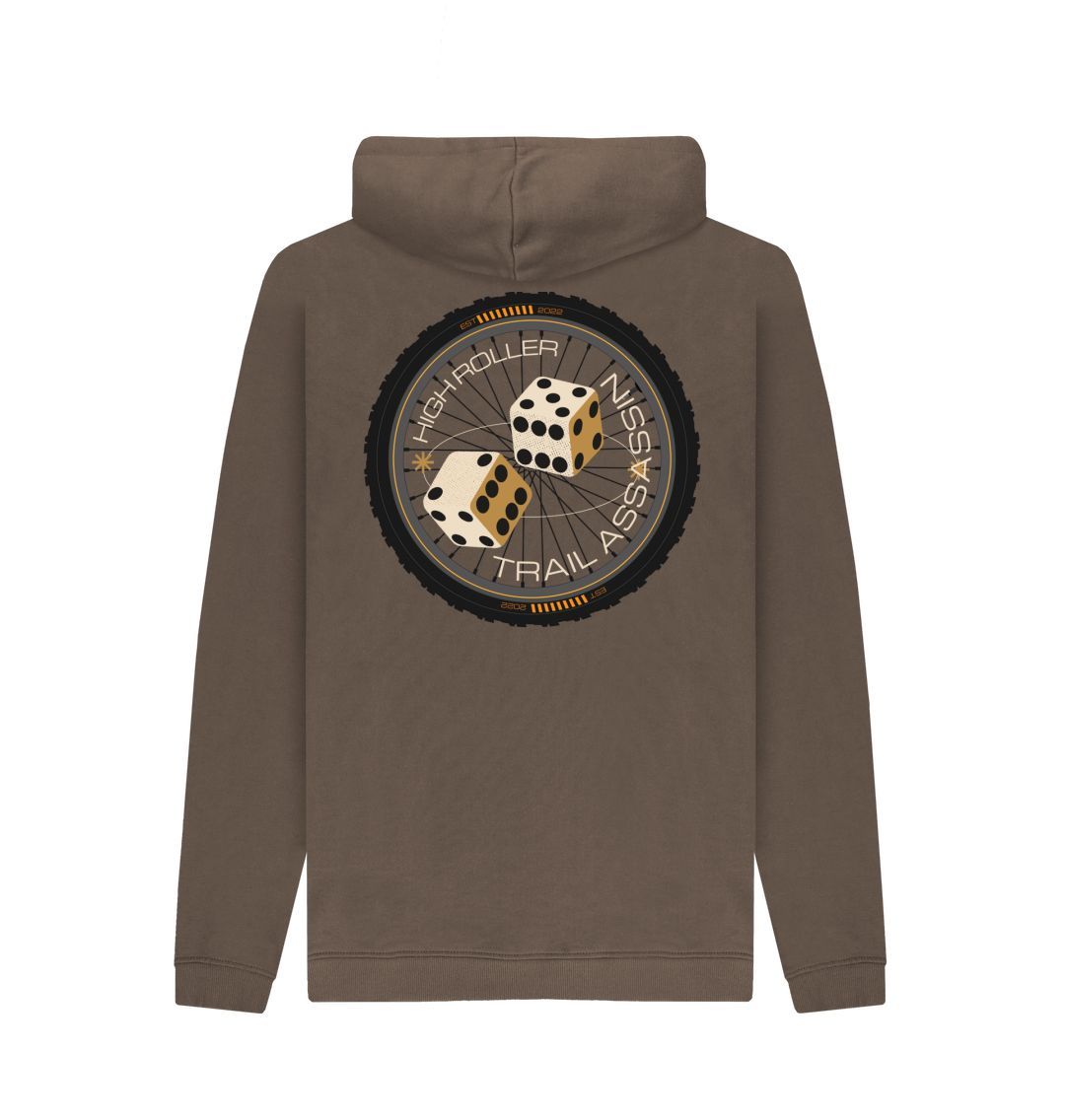 Men’s Organic Cotton MTB Hoodie “HIGH ROLLER”