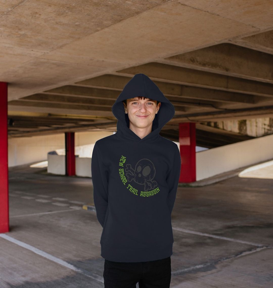 Kids Organic Cotton MTB Hoodie “NEW SCHOOL”