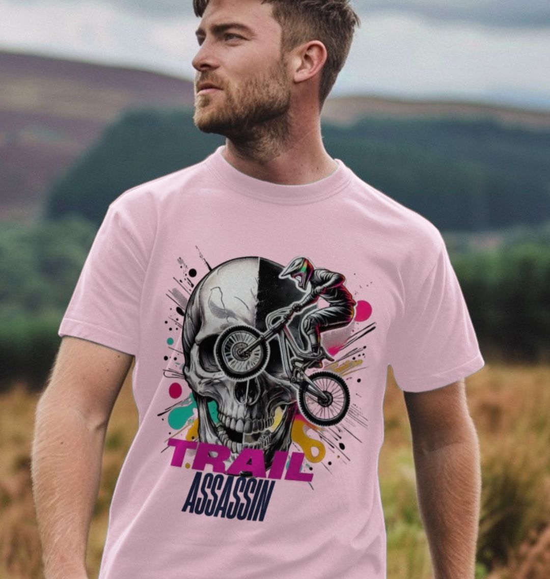 Men’s Organic Cotton MTB T-Shirt “DEATH DESCENDER”